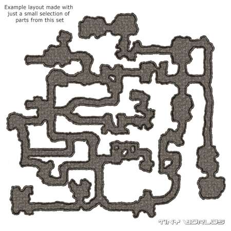RPG Cavern Tiles &ndash; Core Set
