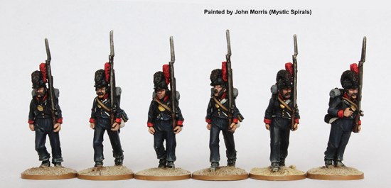 SPA 9 – Fusiliers marching, Espana's Division in tarletons 1812-13