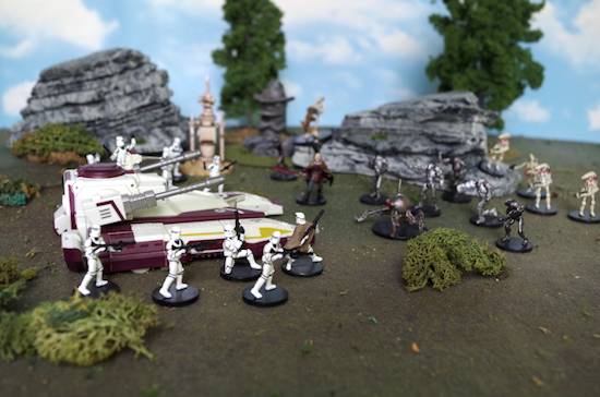 With the Star Wars supplement, you can breathe new life into those old collectible miniatures, and fight those big skirmishes