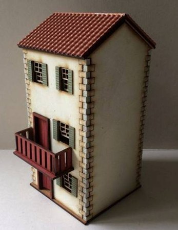 Three-story house