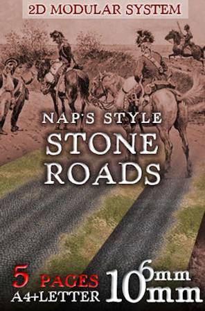 Napoleonic Style Stone Roads 6mm/10mm