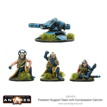 Beyond The Gates Of Antares Freeborn Vardanari Squad – 6 Metall-Figuren, 28 Mm, Unlackiert & Zerlegt