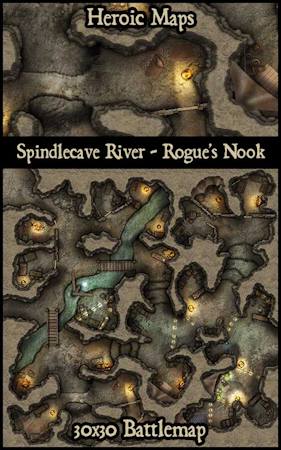 Heroic Maps – Spindlecave River: Rogue's Nook