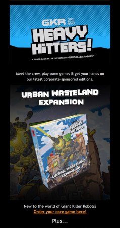 D9 boardgame and GKR Heavy hitters at Gen Con