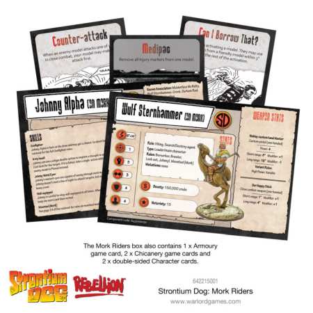 Strontium Dog: Mork Riders cards