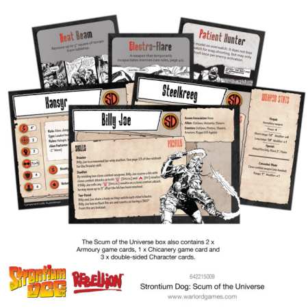 Strontium Dog: Scum of the Universe cards