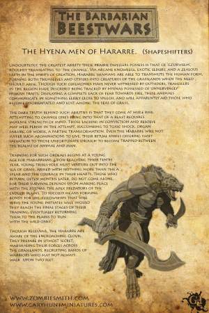 Hyenamen of Hararre Bestiary