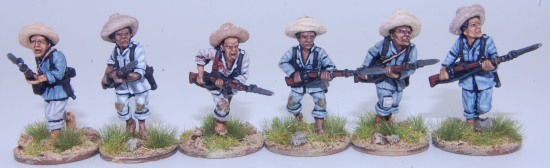 Filipino infantry charging