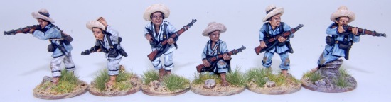 Filipino infantry skirmishing