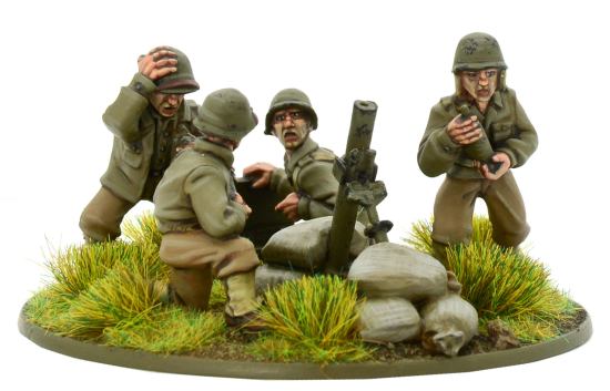 Bolt Action U.S. Army heavy mortar team