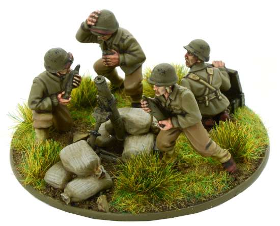 Bolt Action U.S. Army heavy mortar team