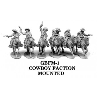 Mounted Cowboy Faction: 28mm-32mm Figures