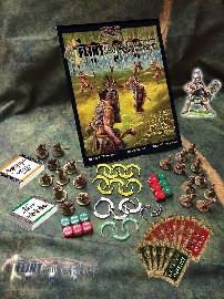 FLINT AND FEATHER: Starter Box – Rulebook, Figures and Dice