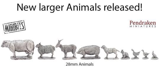 28mm Animals