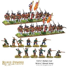 FRENCH INDIAN WAR BRITISH COLONIAL ARMY: 28mm