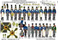 354: Kingdom of Prussia: 3rd East-Prussian Infantry Regiment 1810-1015 cover