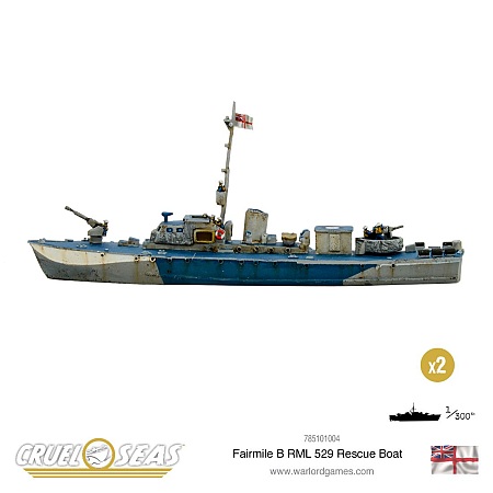 Cruel Seas: Fairmile B RML 529 Rescue Boat