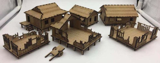 Bamboo houses