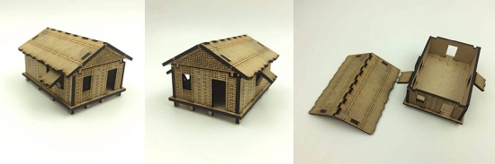 Bamboo house