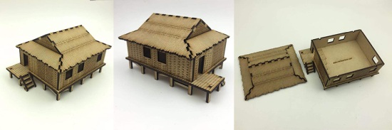 Bamboo house