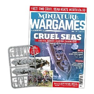 Miniature Wargames: Issue #434 with U.S. PT Boats Sprue cover