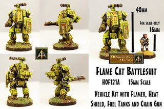 Flame Cat Battlesuit