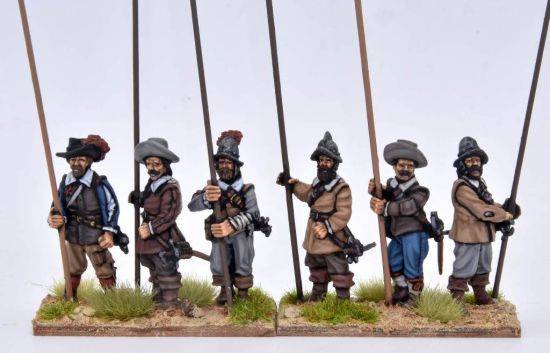 Unarmored Pikemen Standing