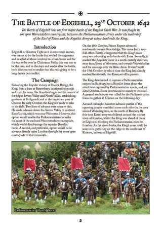 First page of the scenario booklet