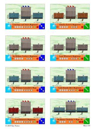 Sample unit cards
