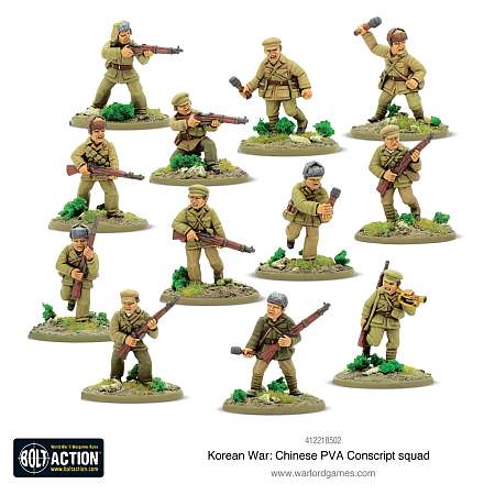 Korean War: Chinese PVA Conscript Squad