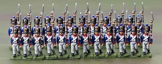 Boki Waterloo French infantry