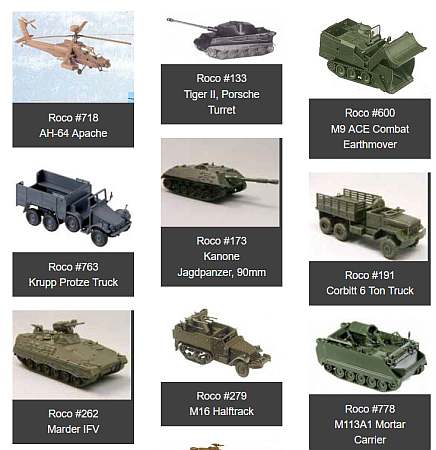 Roco Minitanks