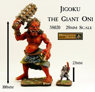 Jigoku the Giant Oni scale comparison