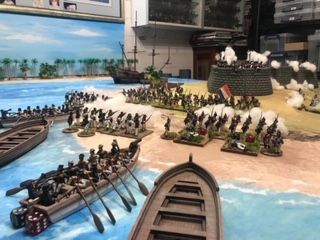 Amphibious landing mats