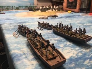 Amphibious landing mats
