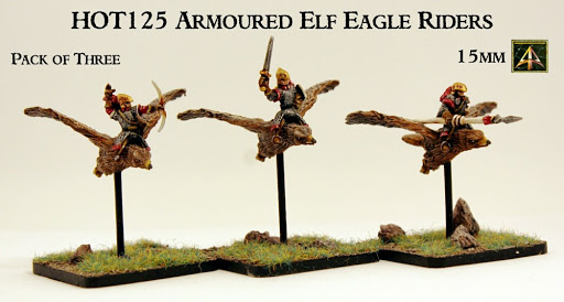 Armored Elf Eagle Riders