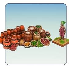 Market stalls