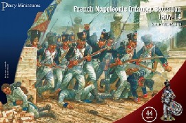 PERRY FRENCH NAPOLEONIC INFANTRY BATTALION 1807-14: 28mm Hard Plastic Figures