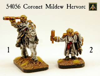 Coronet Mildew Hervorc, foot and mounted