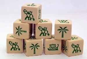 SAGA dice