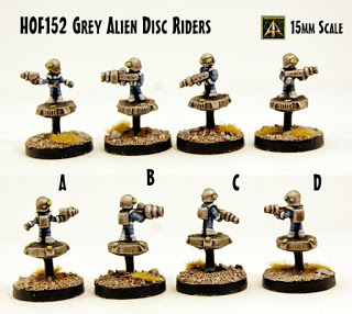 Grey Alien Disc Riders