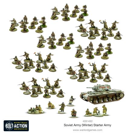 28mm Soviet Army (Winter) Starter Army for Bolt Action