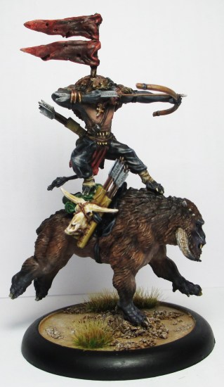 Geladen athletic archer
