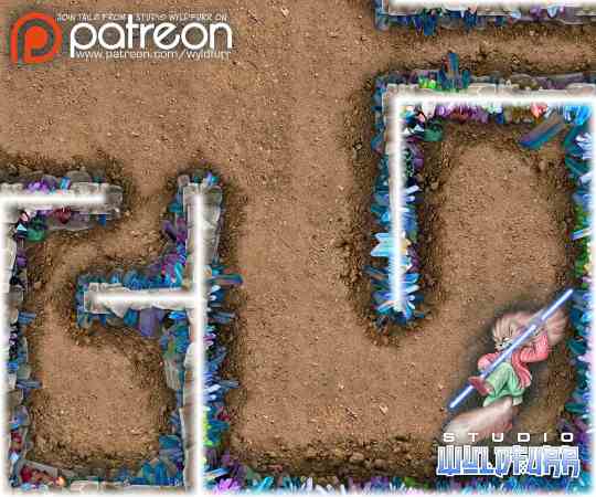 Crystal Mine Map Tiles