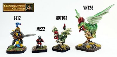 Cockatrice size comparison