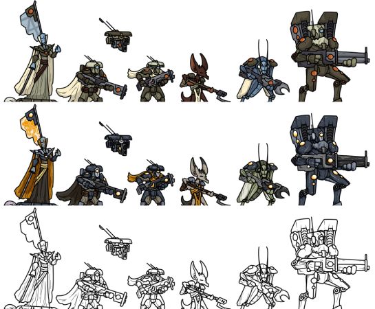 TAO Coalition Army Pack – Paper Miniatures