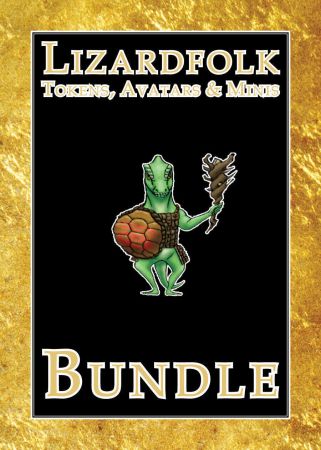 Lizardfolk – Tokens, Avatars and Menis (Bundle)