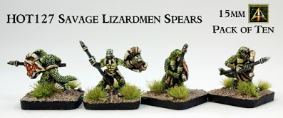 Savage Lizardmen Spears