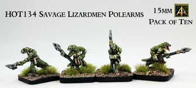 Savage Lizardmen Polearms