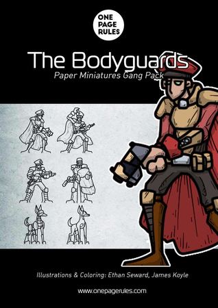The Bodyguards Gang Pack – Paper Miniatures